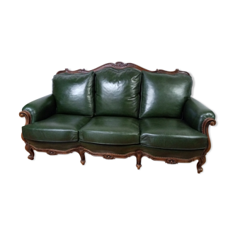 3 seater leather sofa