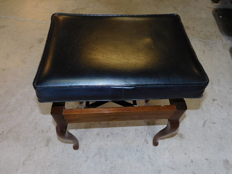 Wooden piano stool