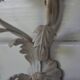 2 Florentine metal leaf wall lights