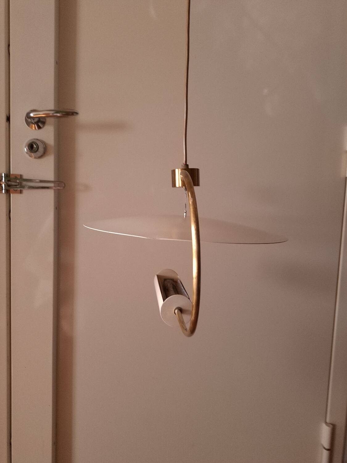 80'S pendant light house Lucien Gau