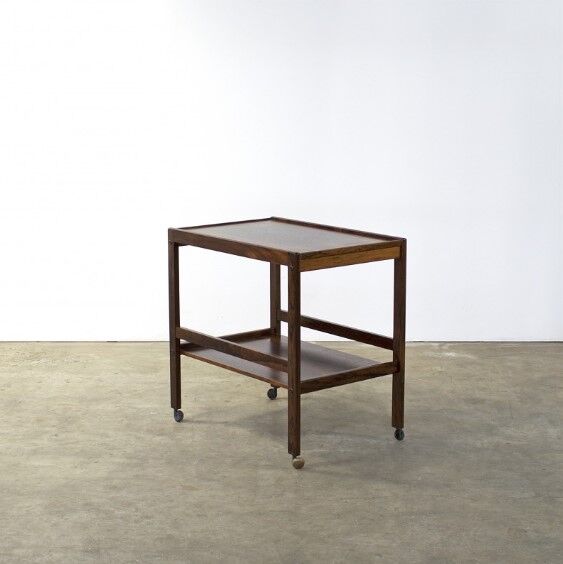 Serving rolling vintage rosewood - 1960