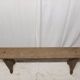 Old wooden farm bench