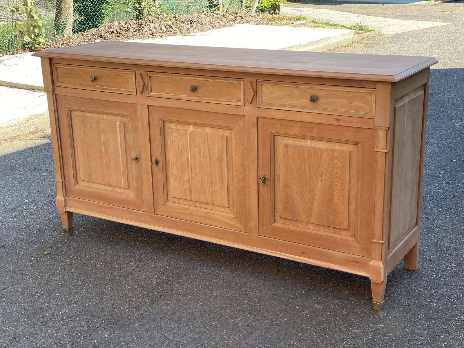 Louis XVI Imperial Sideboard in Solid Oak 190cm