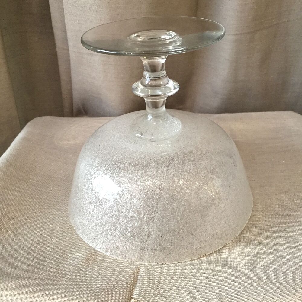 Crystal fruit cup and glass