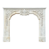 White carrara marble fireplace circa 1880