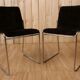 Série 4 chaises design Italien