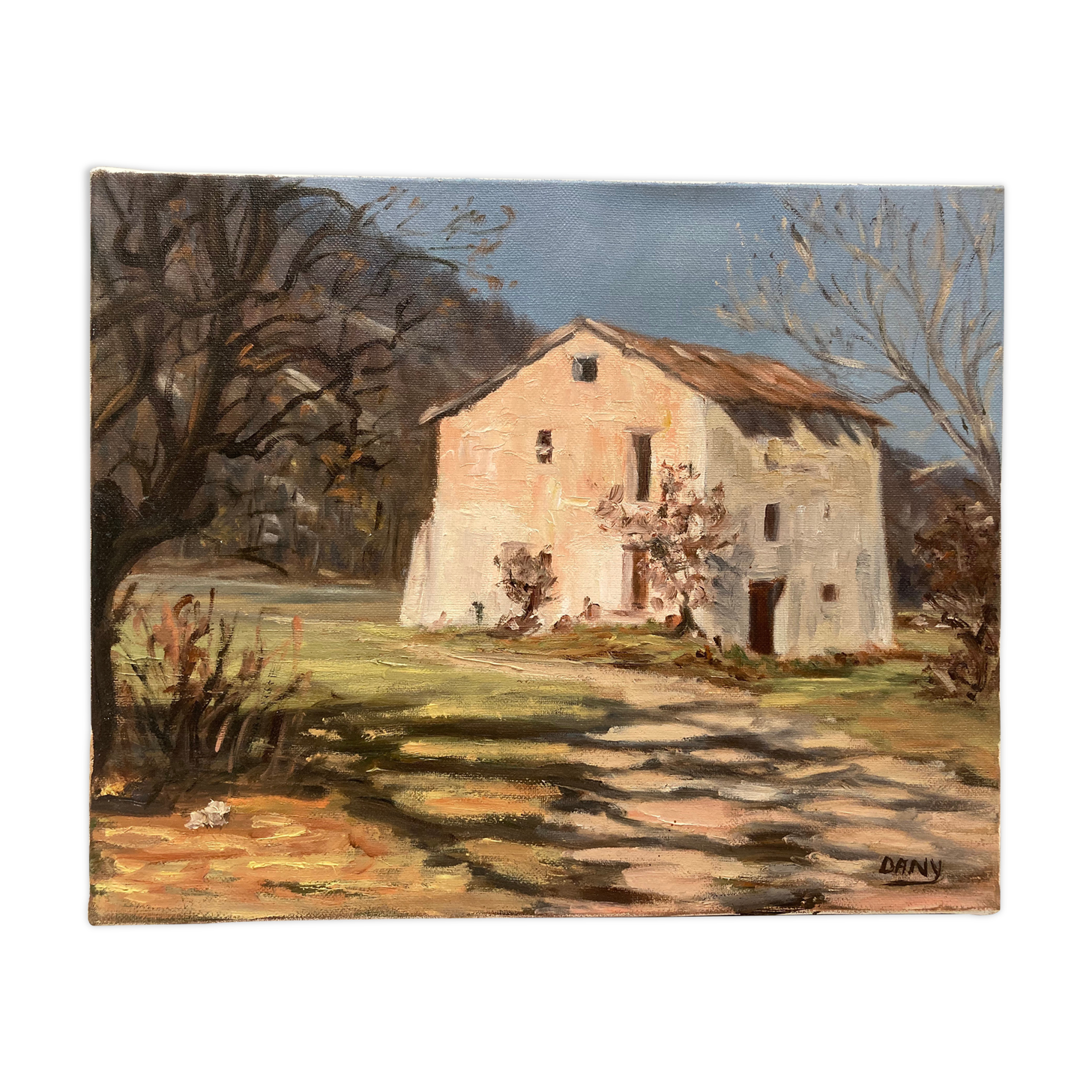 Landscape painting signed