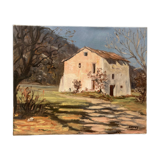 Landscape painting signed