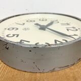 Industrial factory wall clock from Chronotechna, 1950s