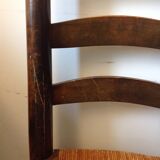 6 rustic chairs mulched brutalist style