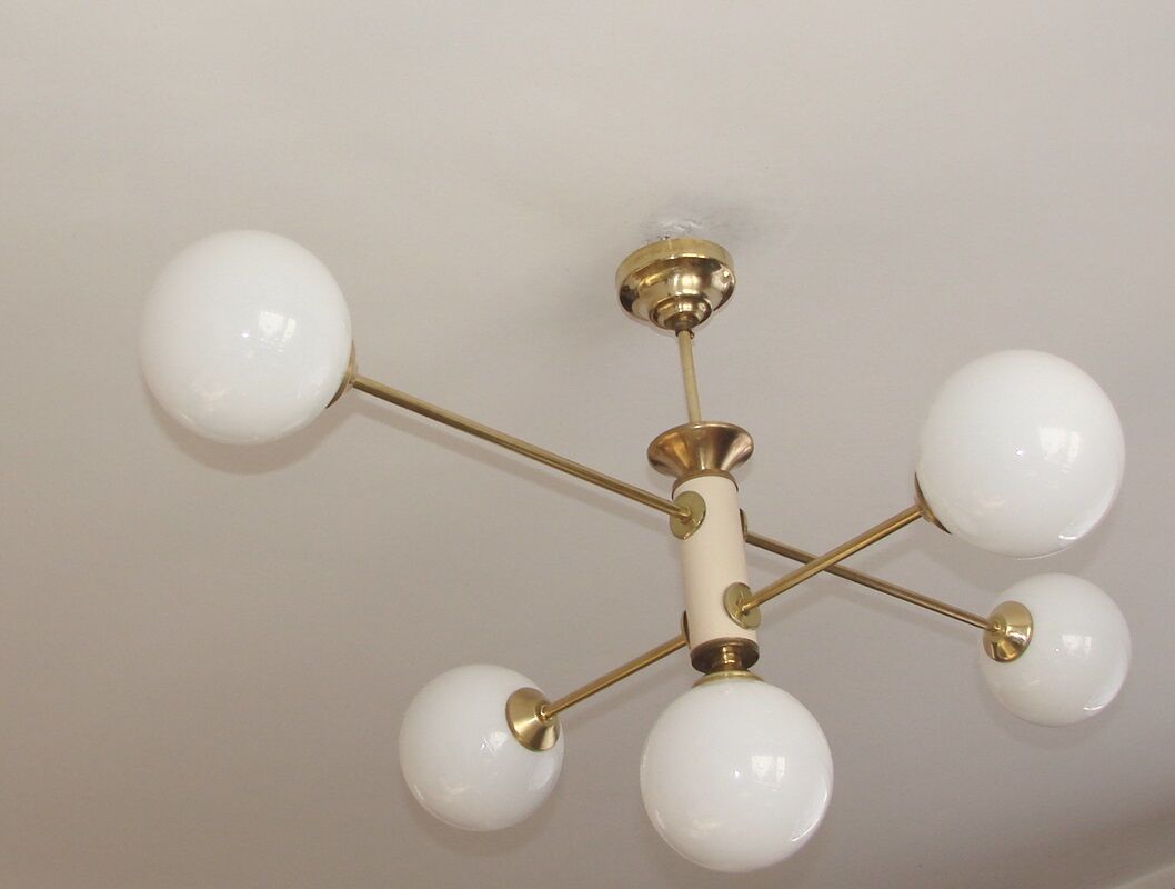 Żyrandol suspension, 60s