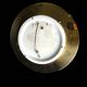 Vintage peill & putzler germany round milkglas ceiling lamp goldton