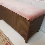 Lloyd loom chest bench
