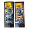 2 original movie posters "Inspector Gadget" 60x160cm 1983