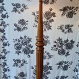 Cherry wood floor lamp