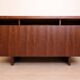 Bureau de centre a caissons, scandinave en teck, vers 1960-1970
