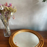Rattan mirror