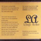 Sheepskin leather armchair from LA lounge atelier