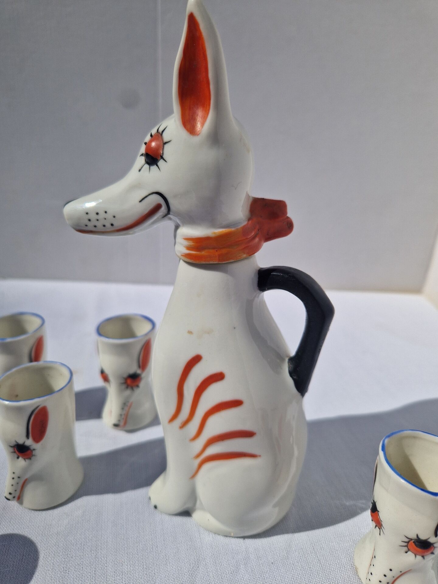 Service A Liqueur En Forme De Chien Style Robj