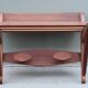 1950s wall coat rack in teak