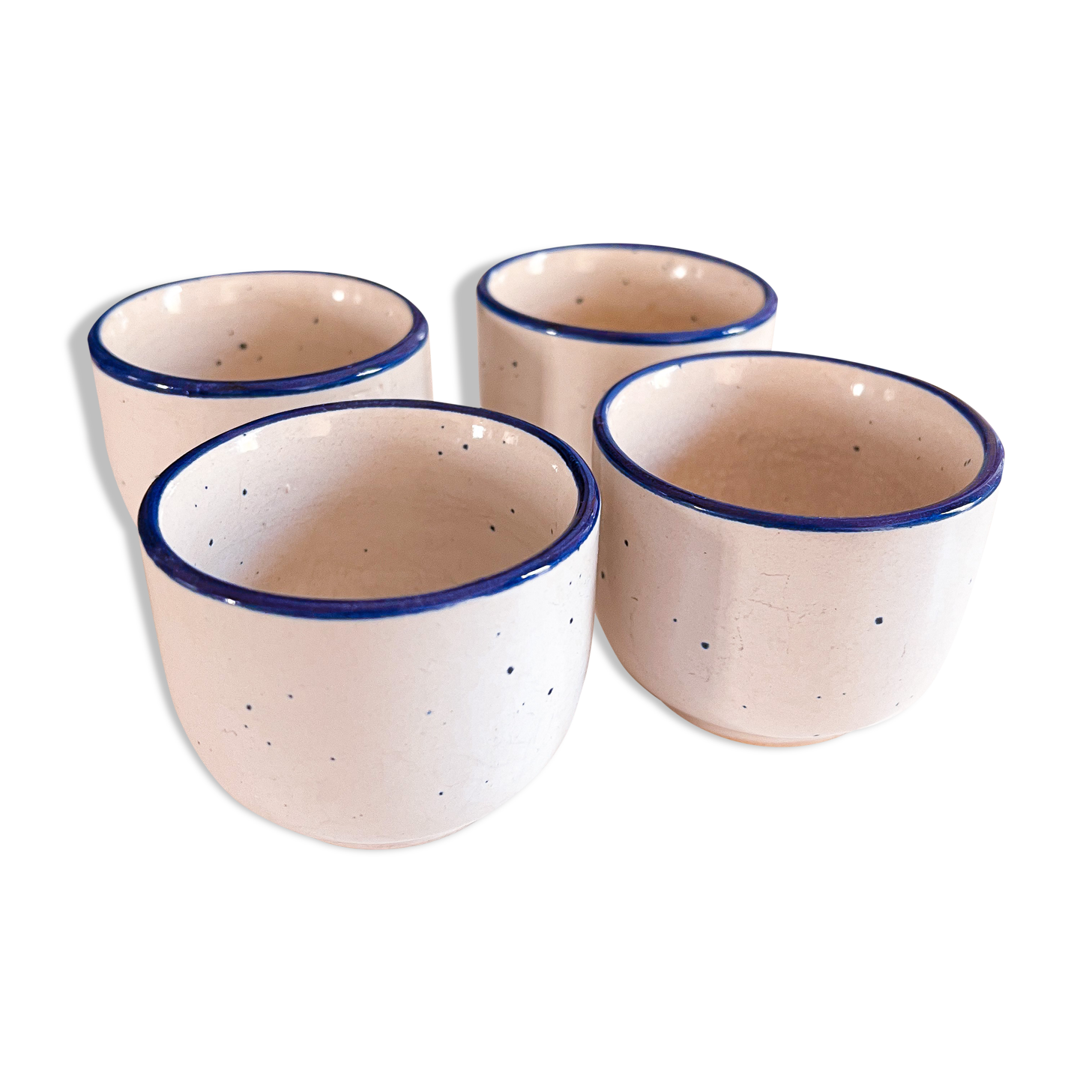 4 ancient sandstone cups