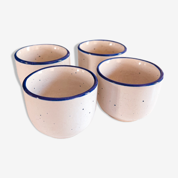 4 ancient sandstone cups