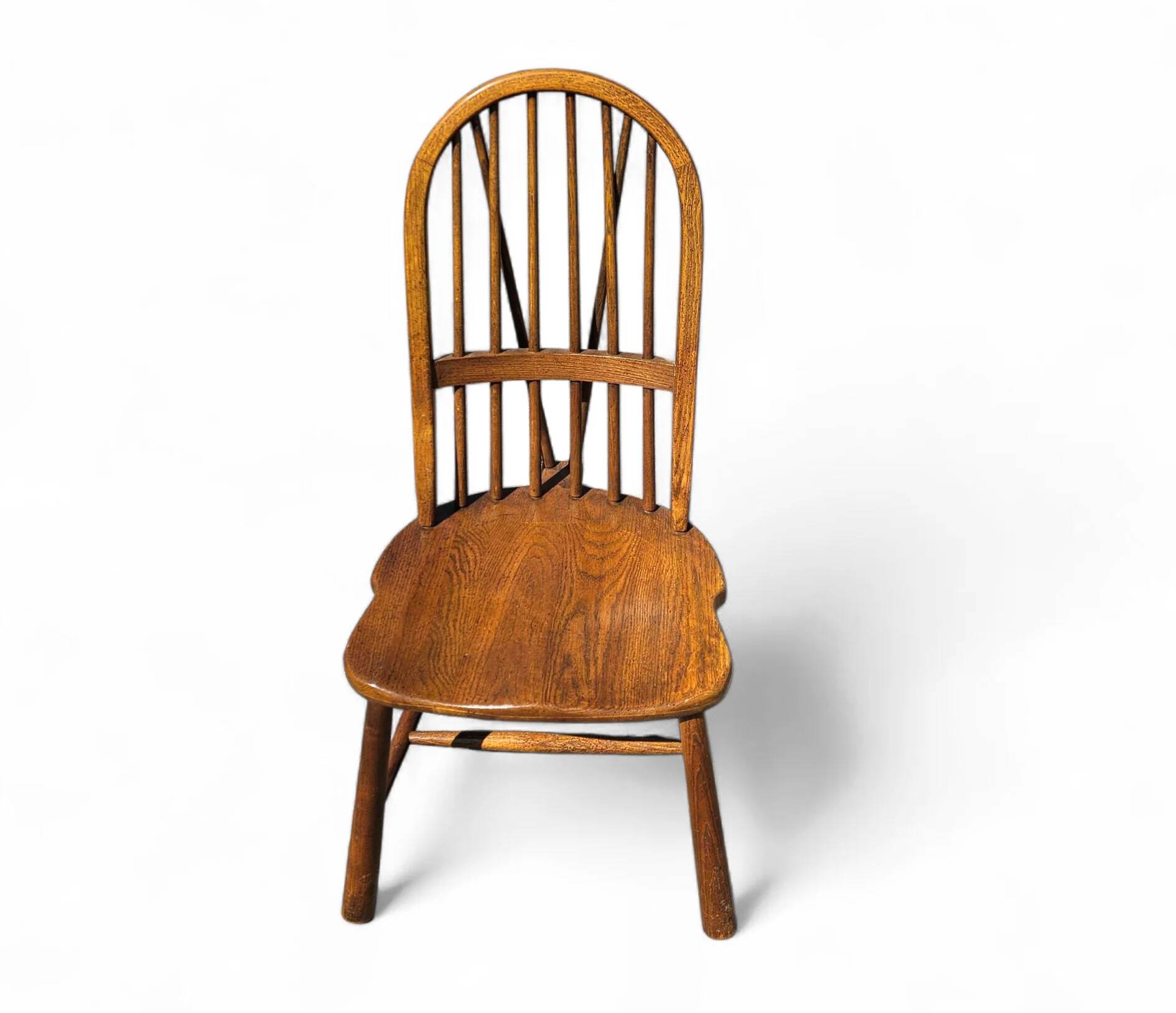 4 x Welsh stick back chairs