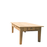 restored antique solid oak table