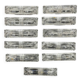 11 crystal knife holders