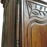 Louis XIV Style Wardrobe in Walnut 19th Century
