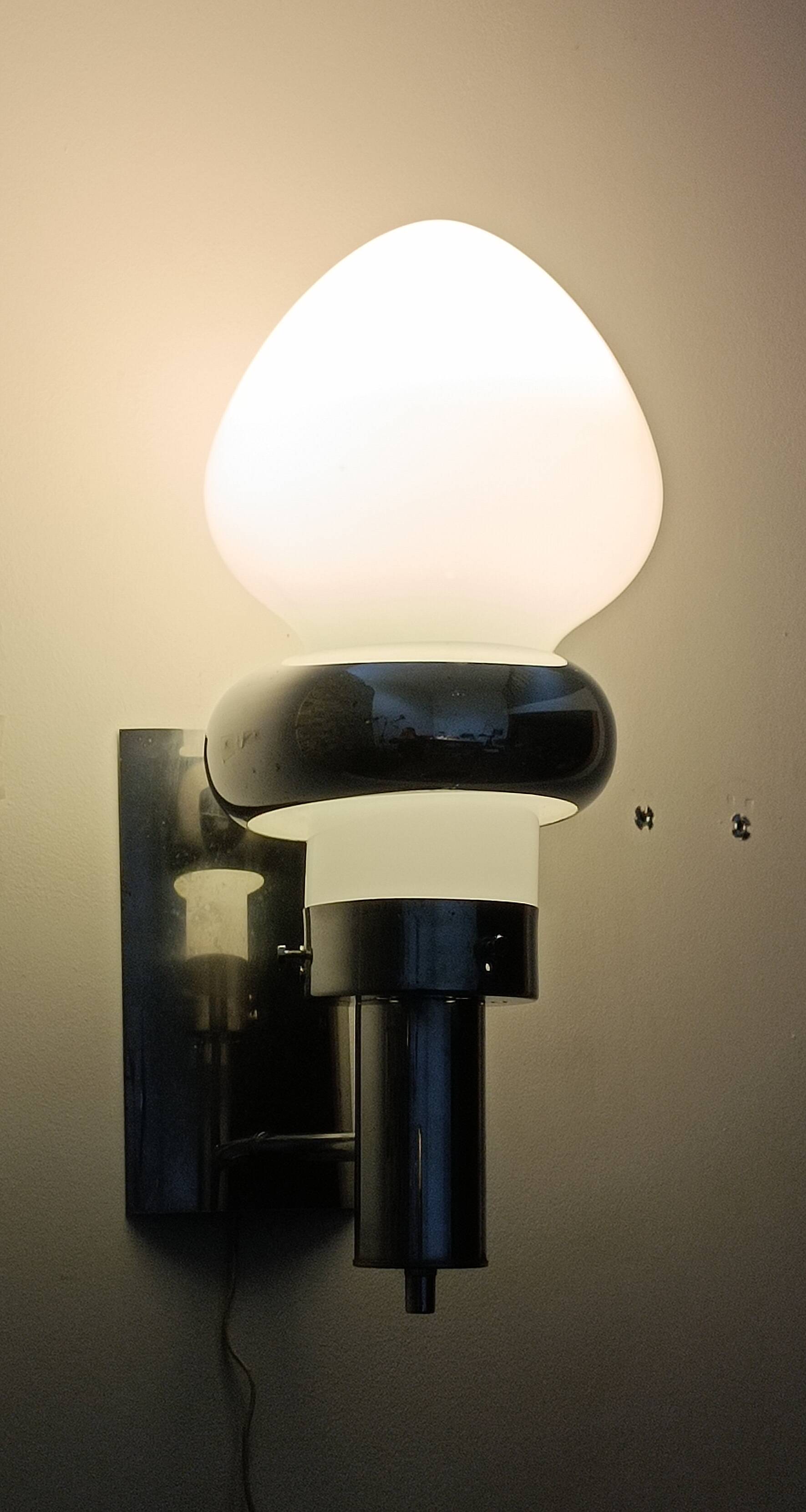 Murano Glass Wall Light Design 1970s Italy