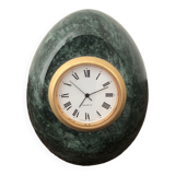 Stone paperweight clock