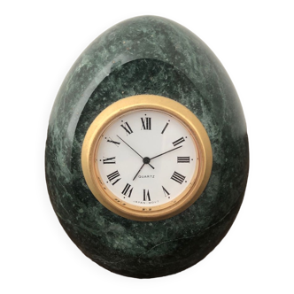 Stone paperweight clock