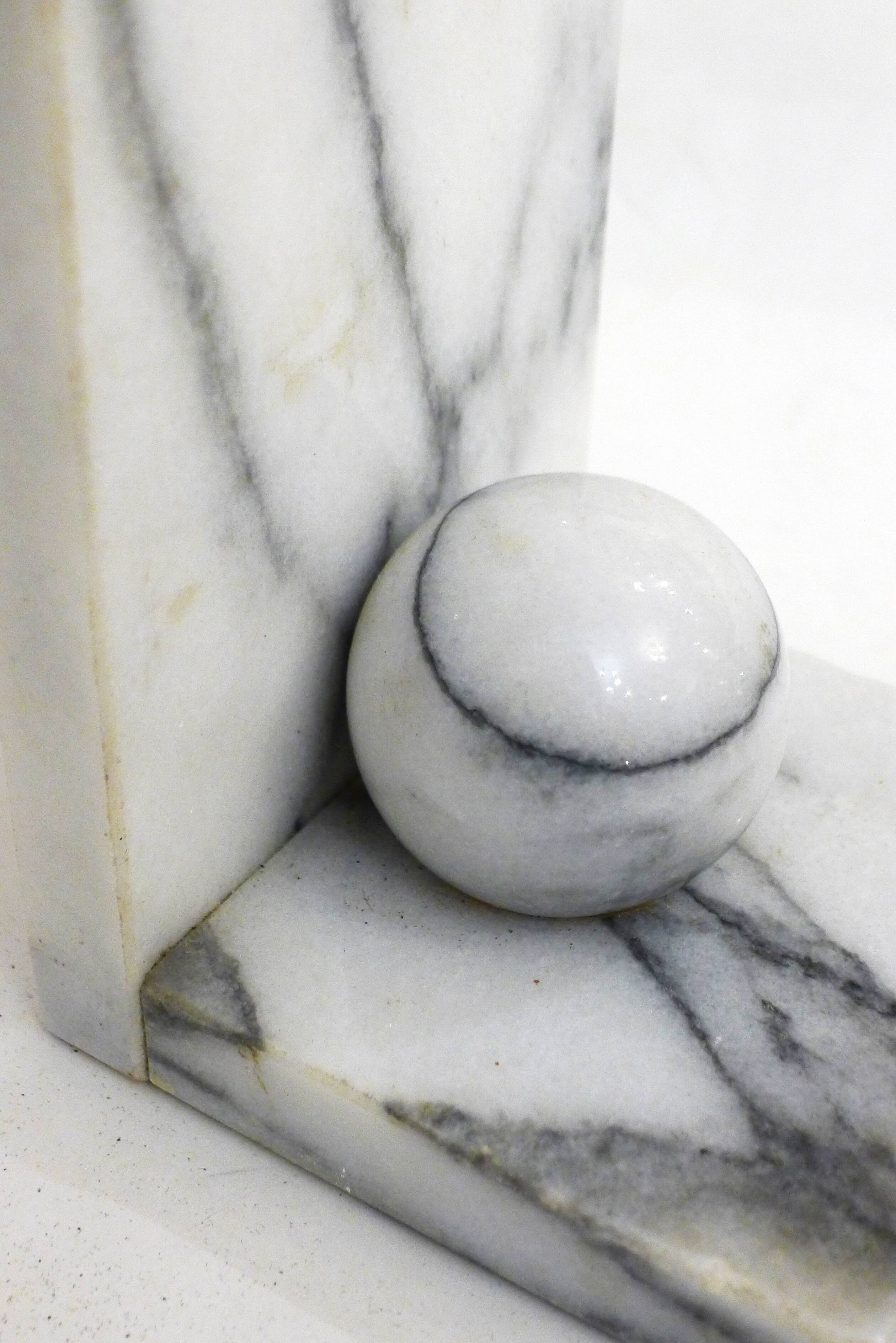 Pair of Marble Bookends