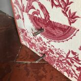 Toile Jouy fabric bedhead