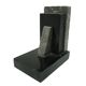 Bookend, Art Deco, black marble, Belgium, 1930s.
