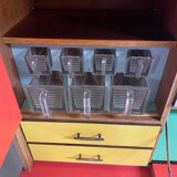 Vintage kitchen buffet with compass legs