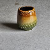 Scandinavian majolica ceramic vase / planter