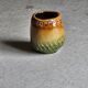 Scandinavian majolica ceramic vase / planter