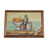 Oil painting on canvas depicting Still Life, Serini, 1994