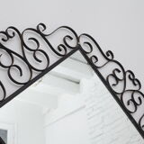 Miroir Chaty Vallauris en fer forgé 38cm