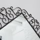 Miroir Chaty Vallauris en fer forgé 38cm