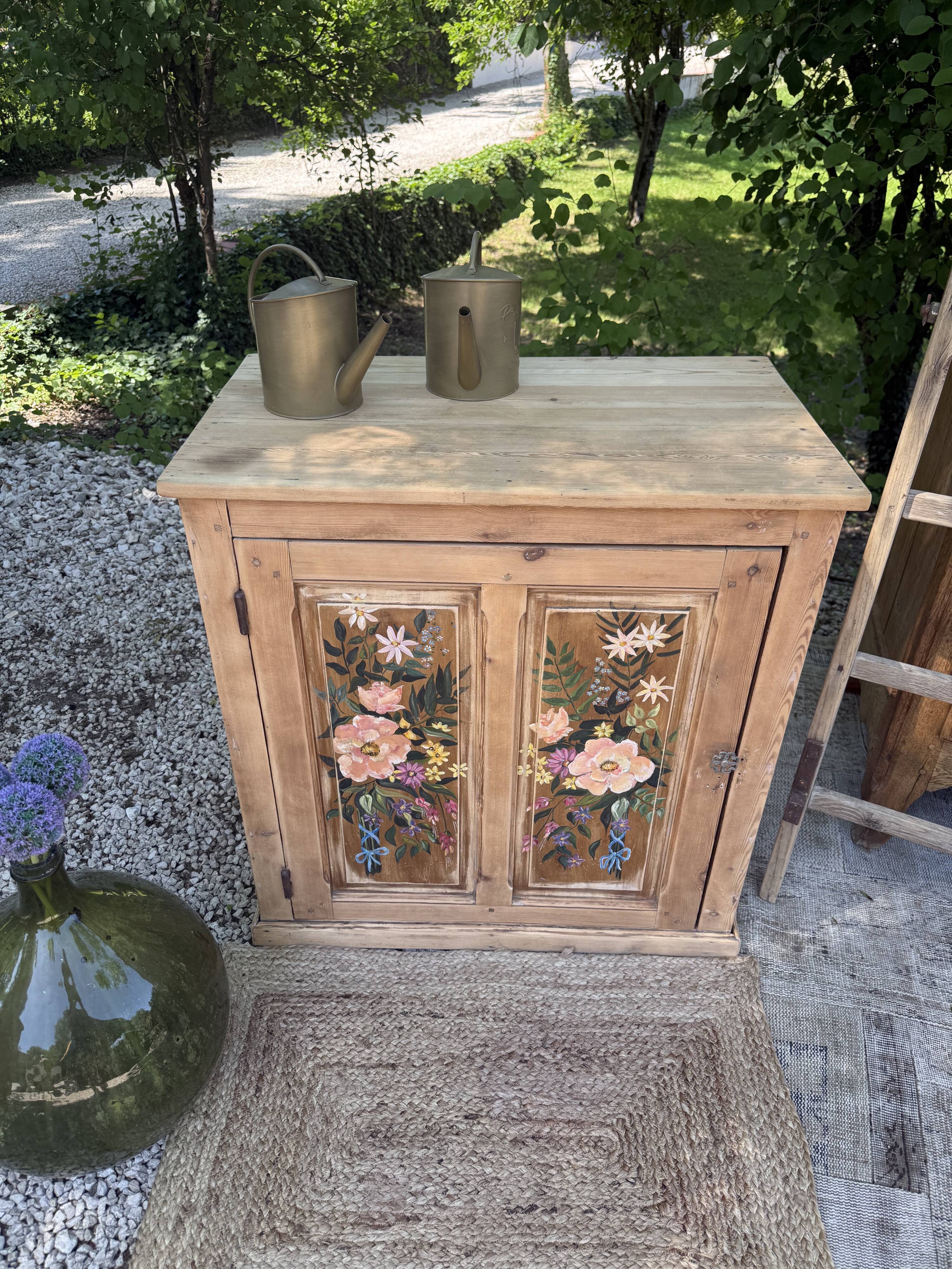 Antique confiturier, renovated wood