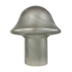 Large mushroom table lamp in clear swirling glass by Peill and Putzler XL 1970