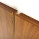 Scandinavian walnut dining table, Sweden, 1960
