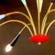 Lustre laiton coloré branche mid-century space age