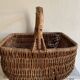 Panier osier marron