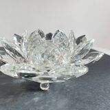 Crystal Flower Paperweight Sculpture