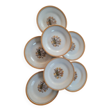 Dessert plates from Creil and Montereau