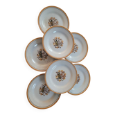 Dessert plates from Creil and Montereau